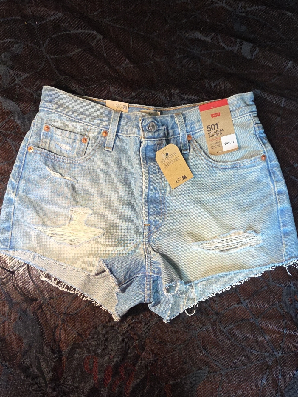 Levi's 501 Original High-Rise Jean Shorts Size 29